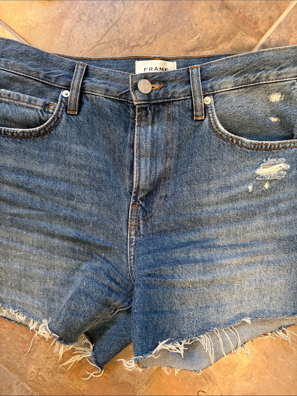 FRAME LE SUPER HIGH CUT OFF SHORTS- size 26